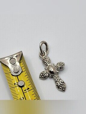 Silver Ornate Cross Pendant